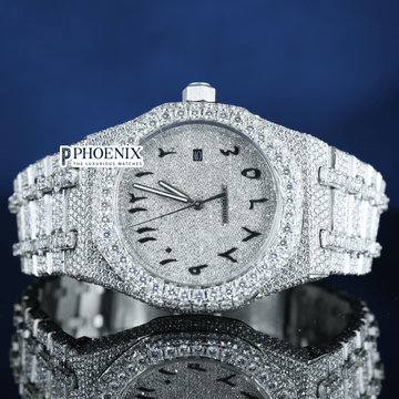 AP VVS Moissanite Watch Arabic