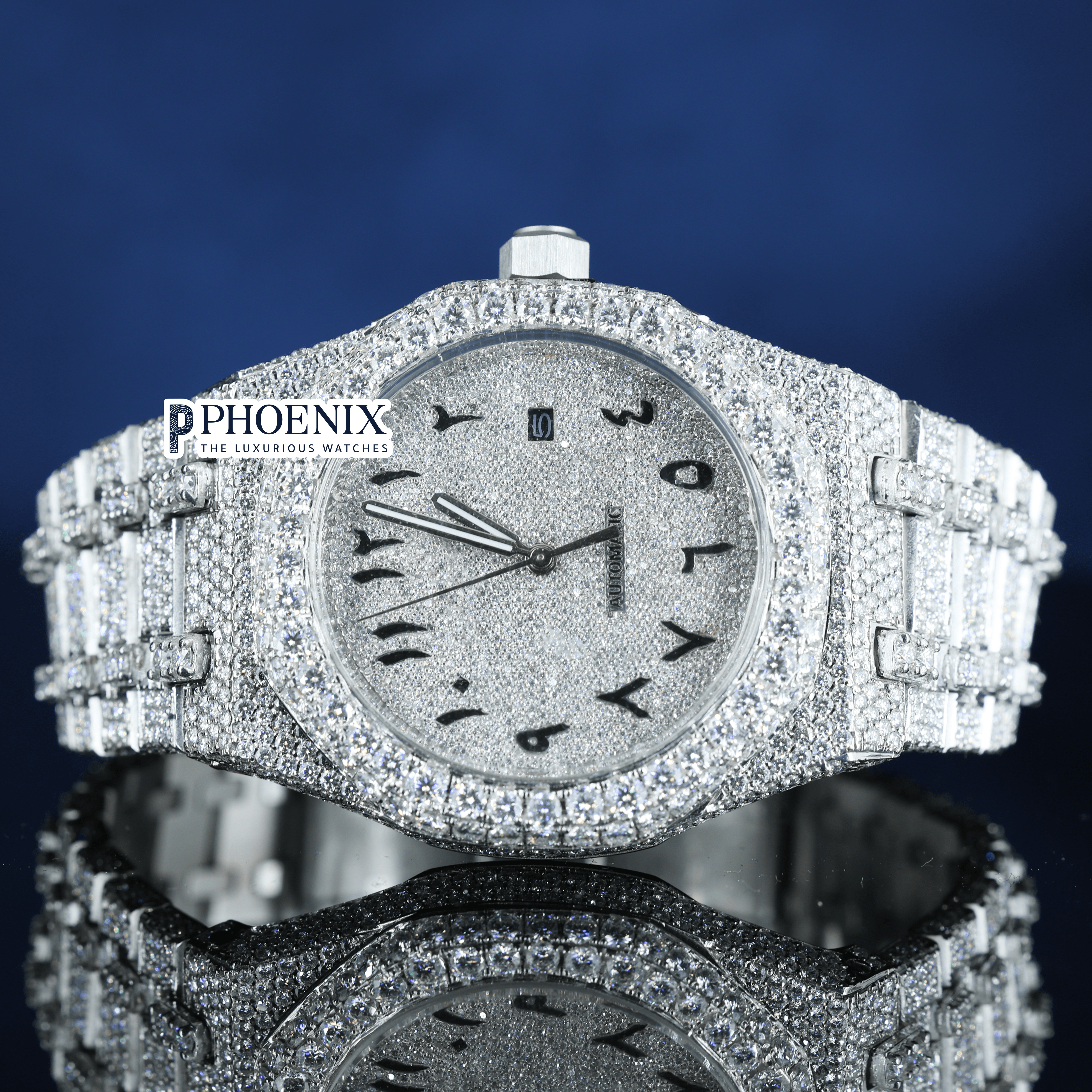 AP VVS Moissanite Watch Arabic