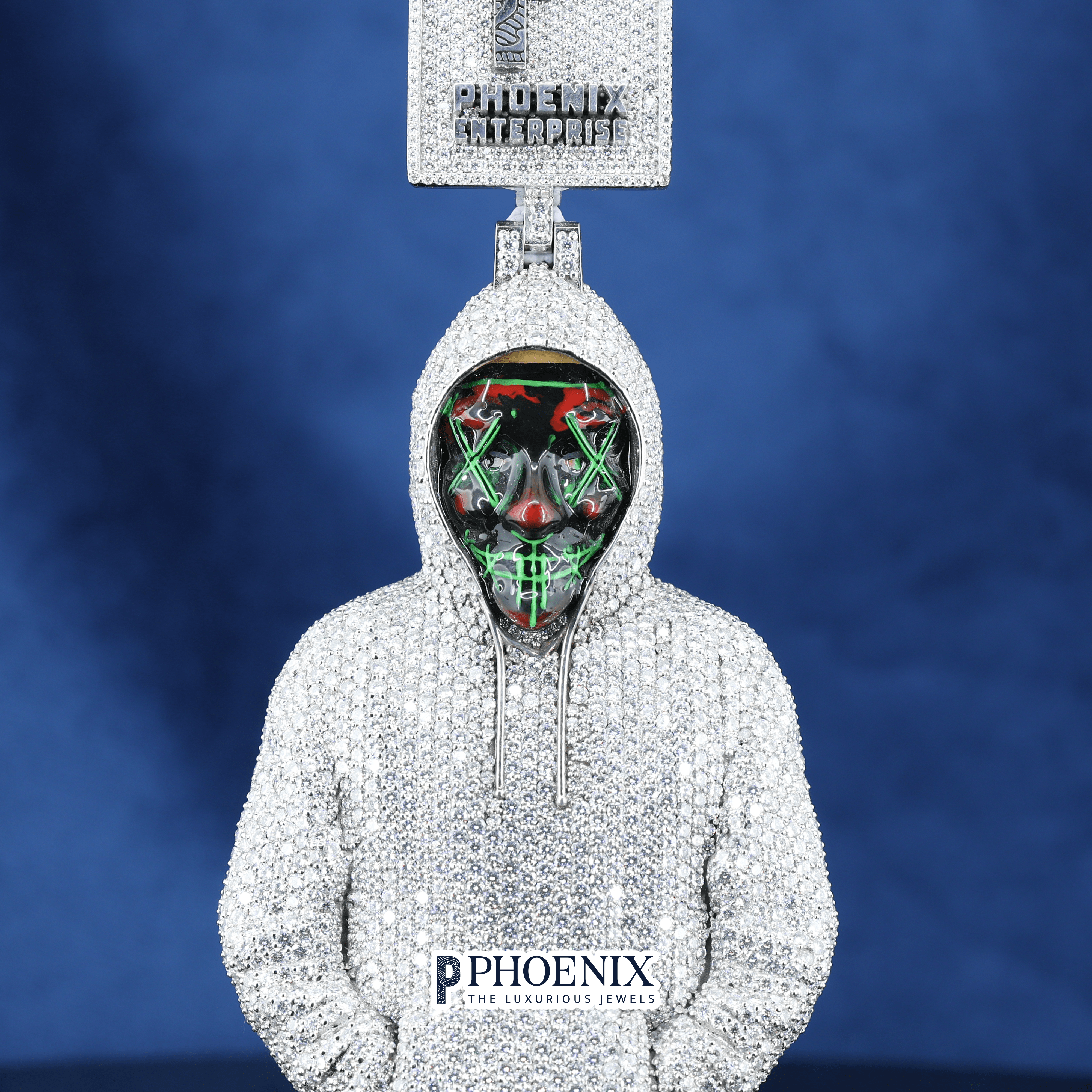 Hip-hop Phoenix custom 925 Silver Pendents