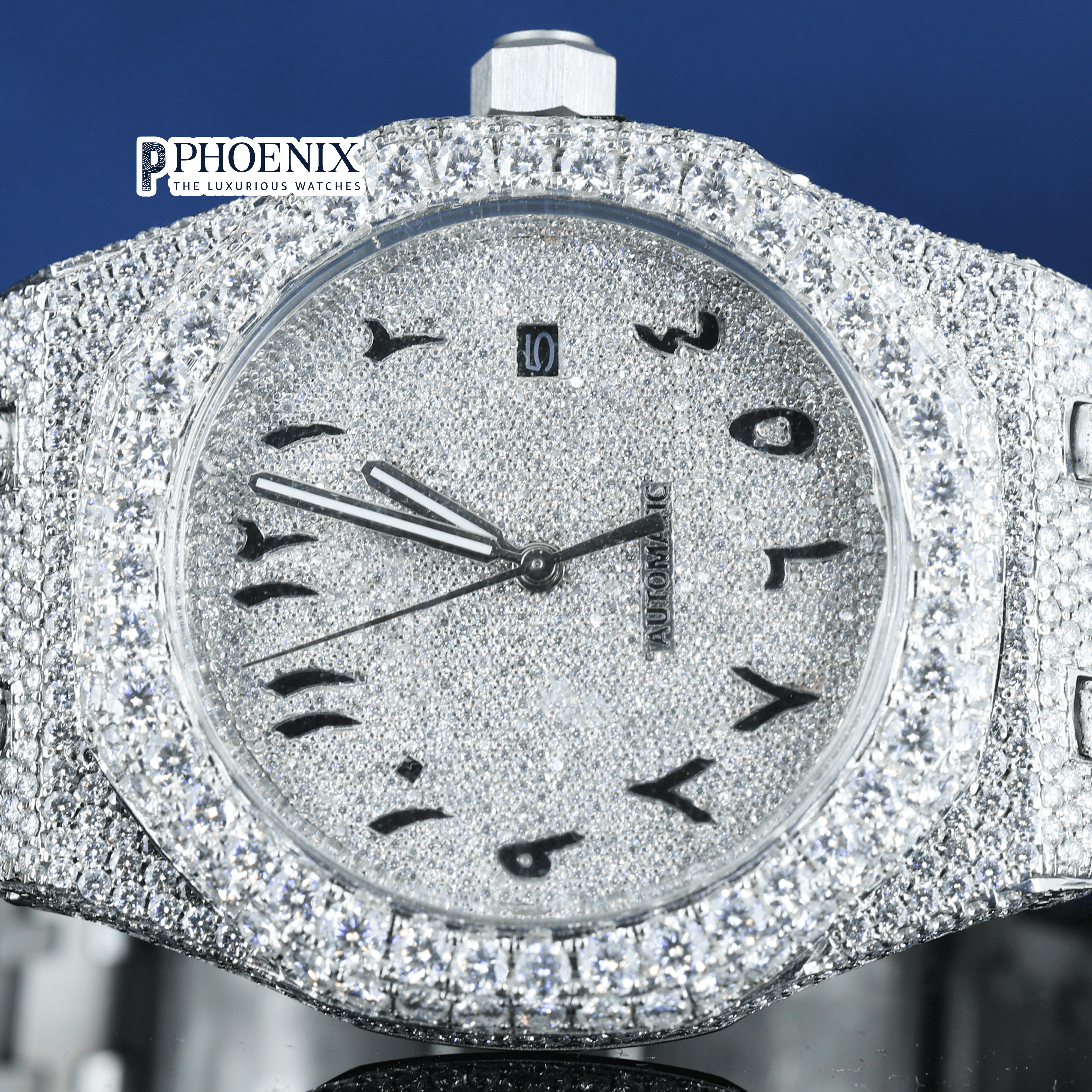 AP VVS Moissanite Watch Arabic