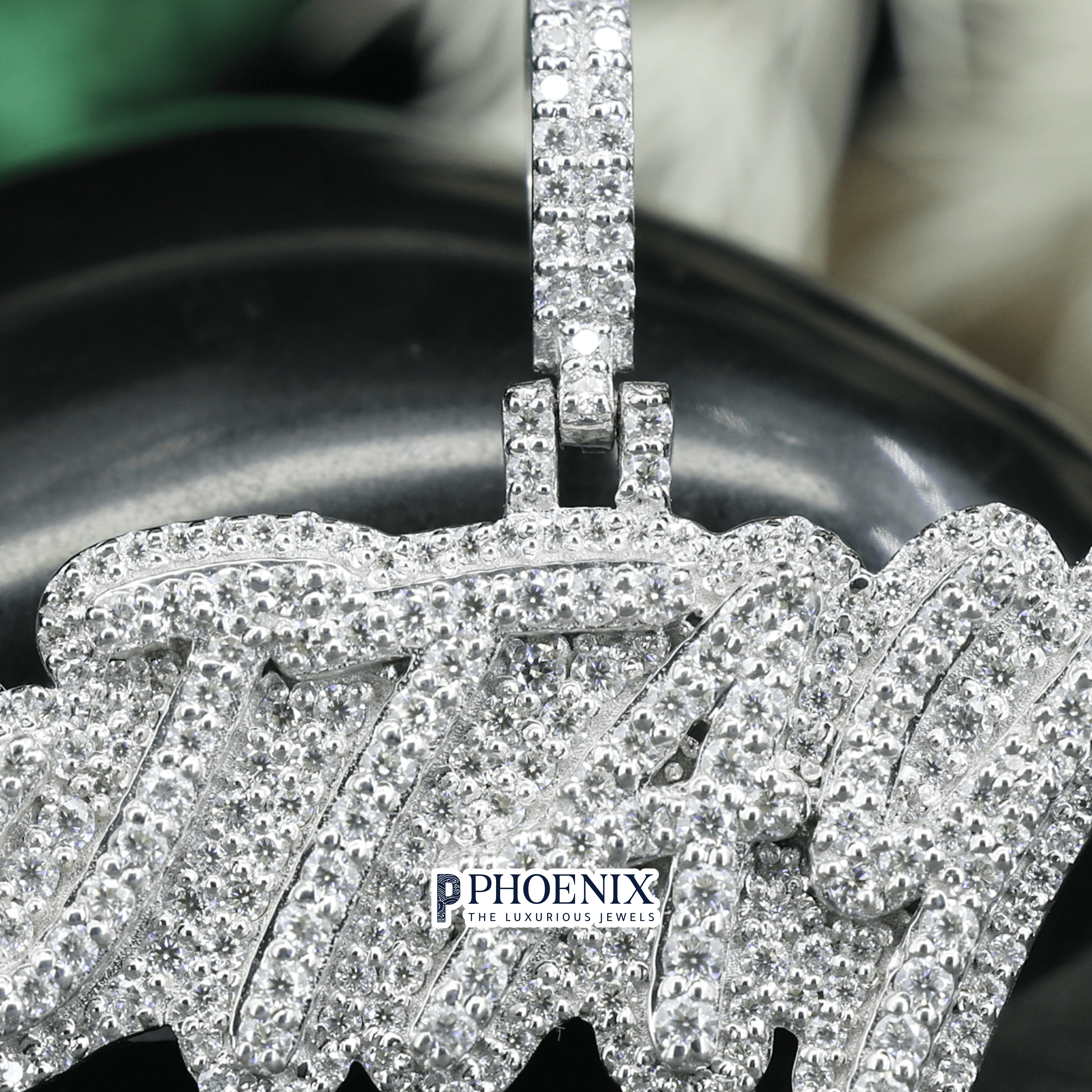 Personalized JTAY Name Pendants - Real 925 Sterling Silver Iced out Diamond Pendant