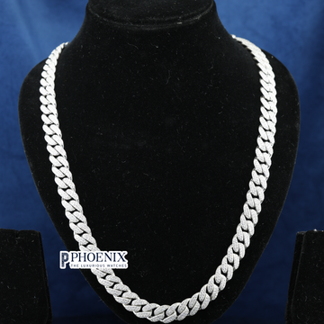 Men's Iced Out 15mm Phoenix Cuban Link Chain | VVS Moissanite & Real 925 Sterling Silver