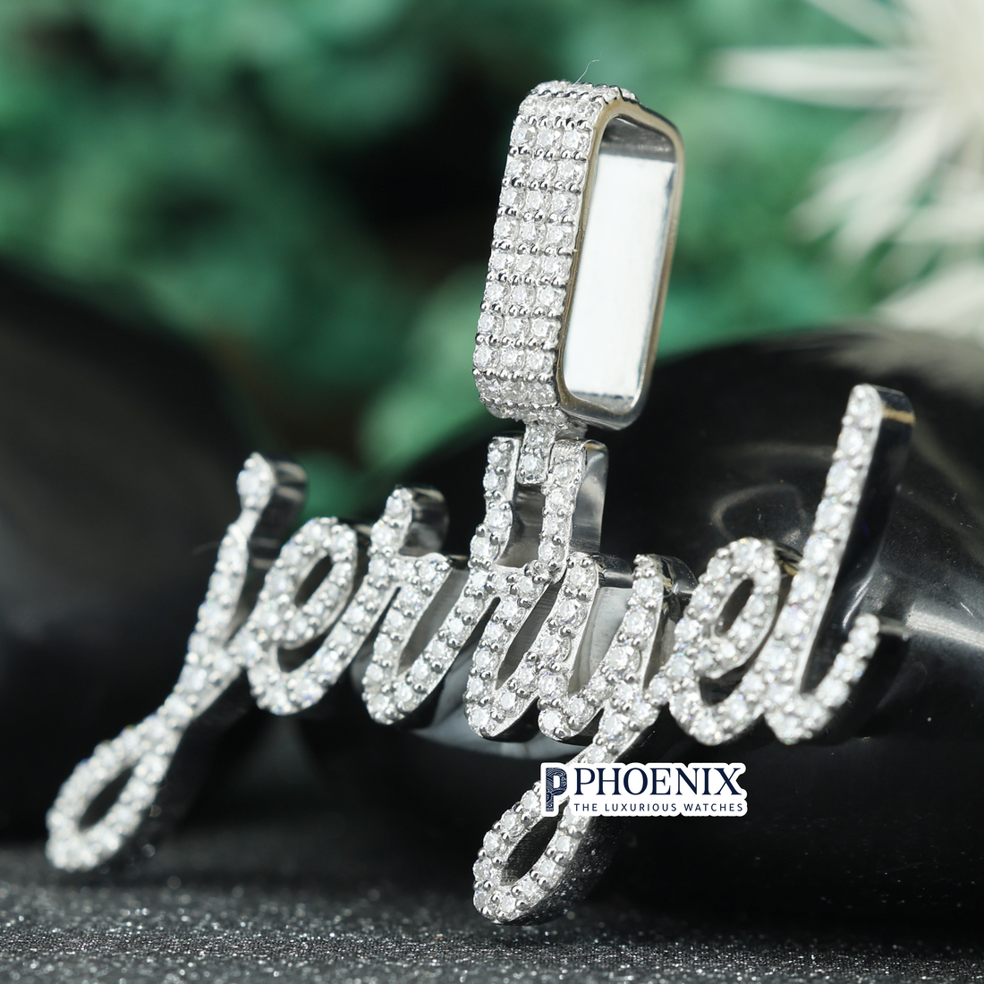 Custom Iced Out Jerryel Name Pendant - Customiz Lettering Pendants