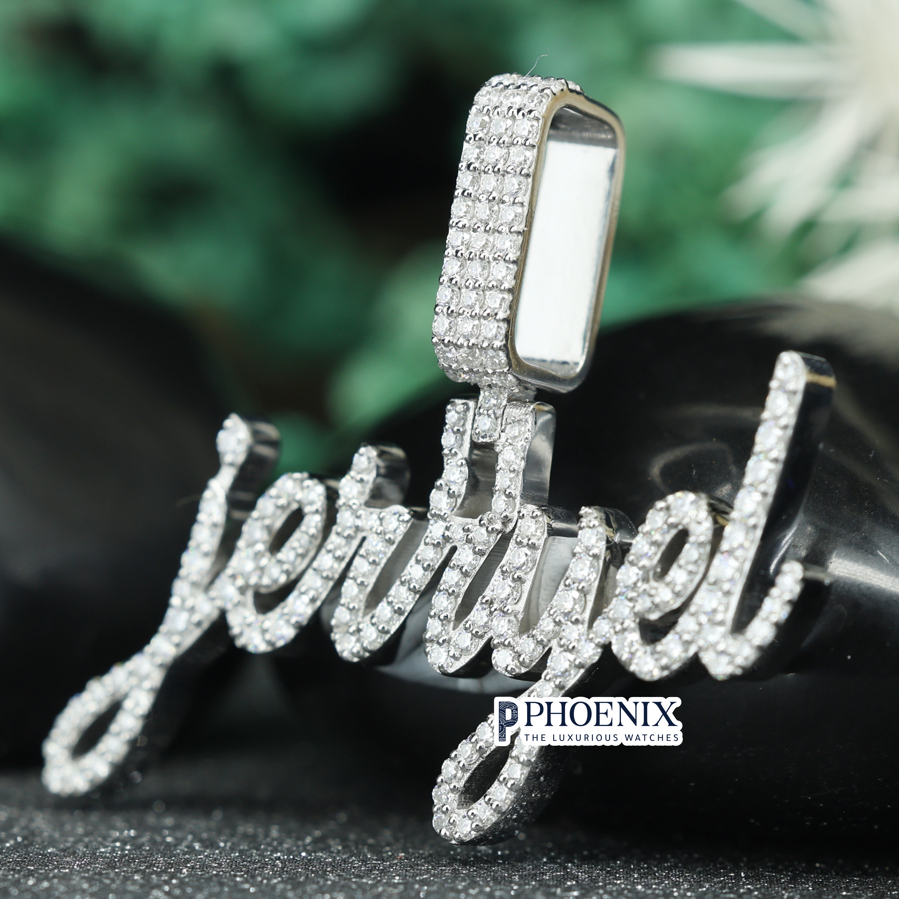 Custom Iced Out Jerryel Name Pendant - Customiz Lettering Pendants
