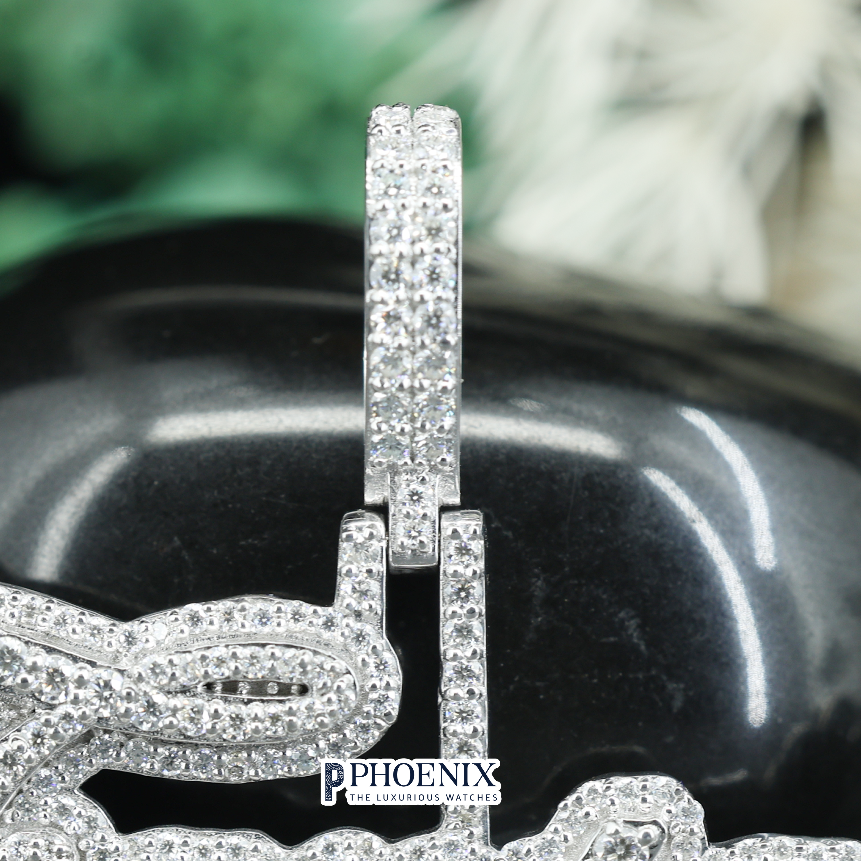 Custom Iced Out Fantasia Name Pendant - VVS Moissanite Lettering Charm in 925 Sterling Silver