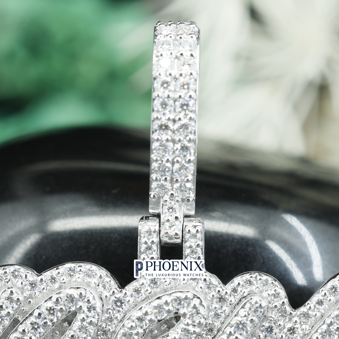 Custom Iced Out BIGSLAW Pendant VVS Moissanite - Personalized Lettering in Real 925 Sterling Silver