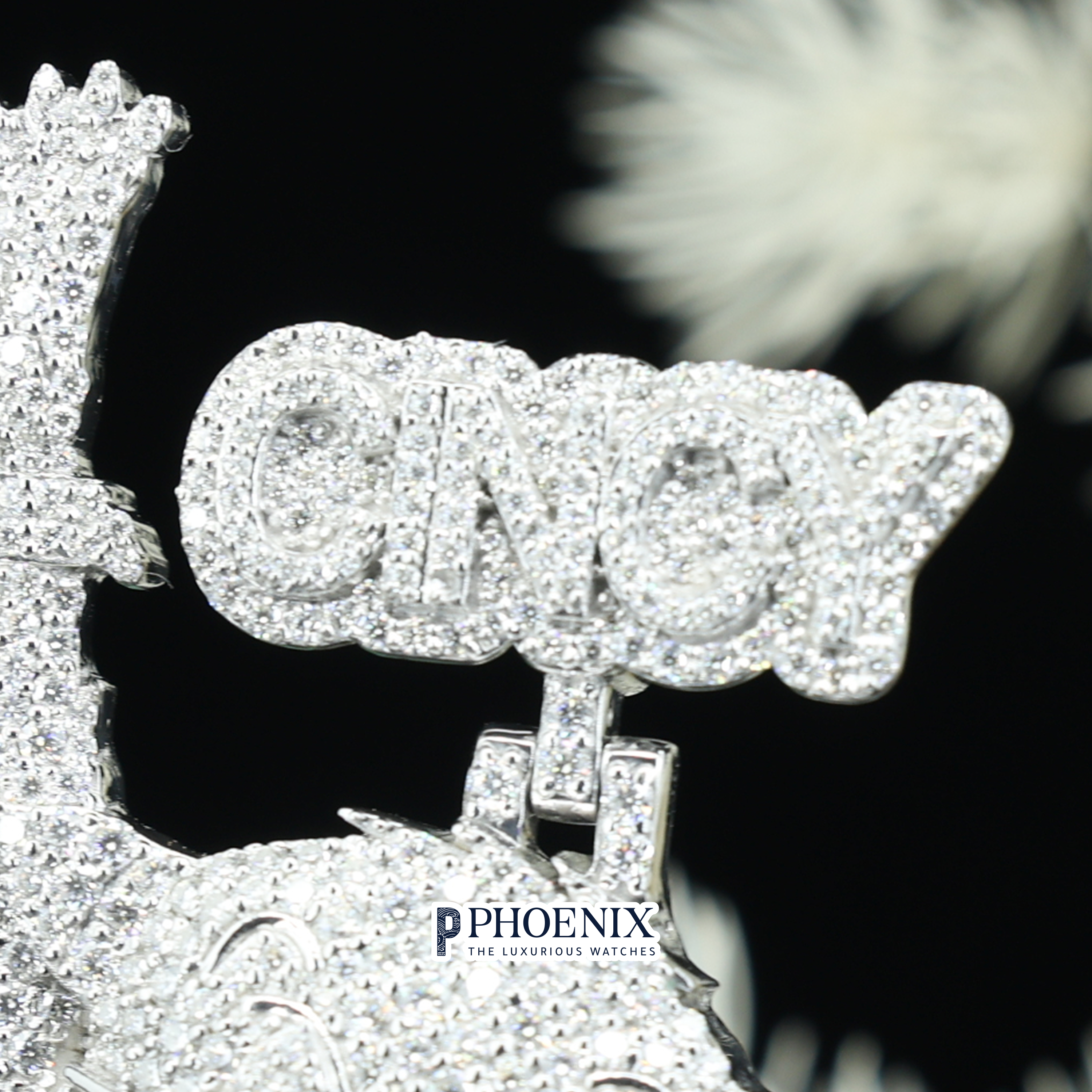 Customiz 925 Sterling Silver Cat Animal Pendant - Moissanite Diamond Pandants