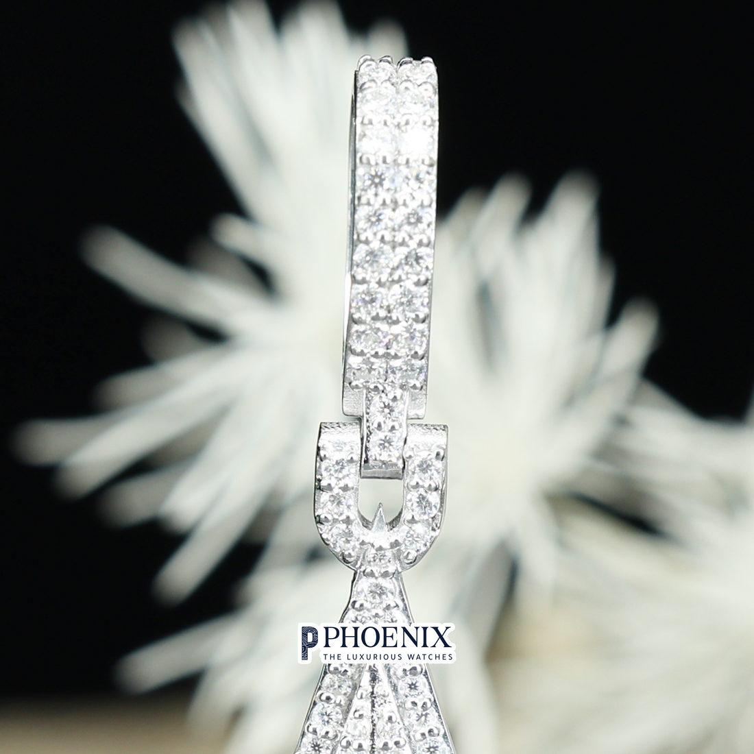 Custom VVS Personalized STAR B Pendant - Solid Sterling 925 Silver Bling Moissanite Diamonds