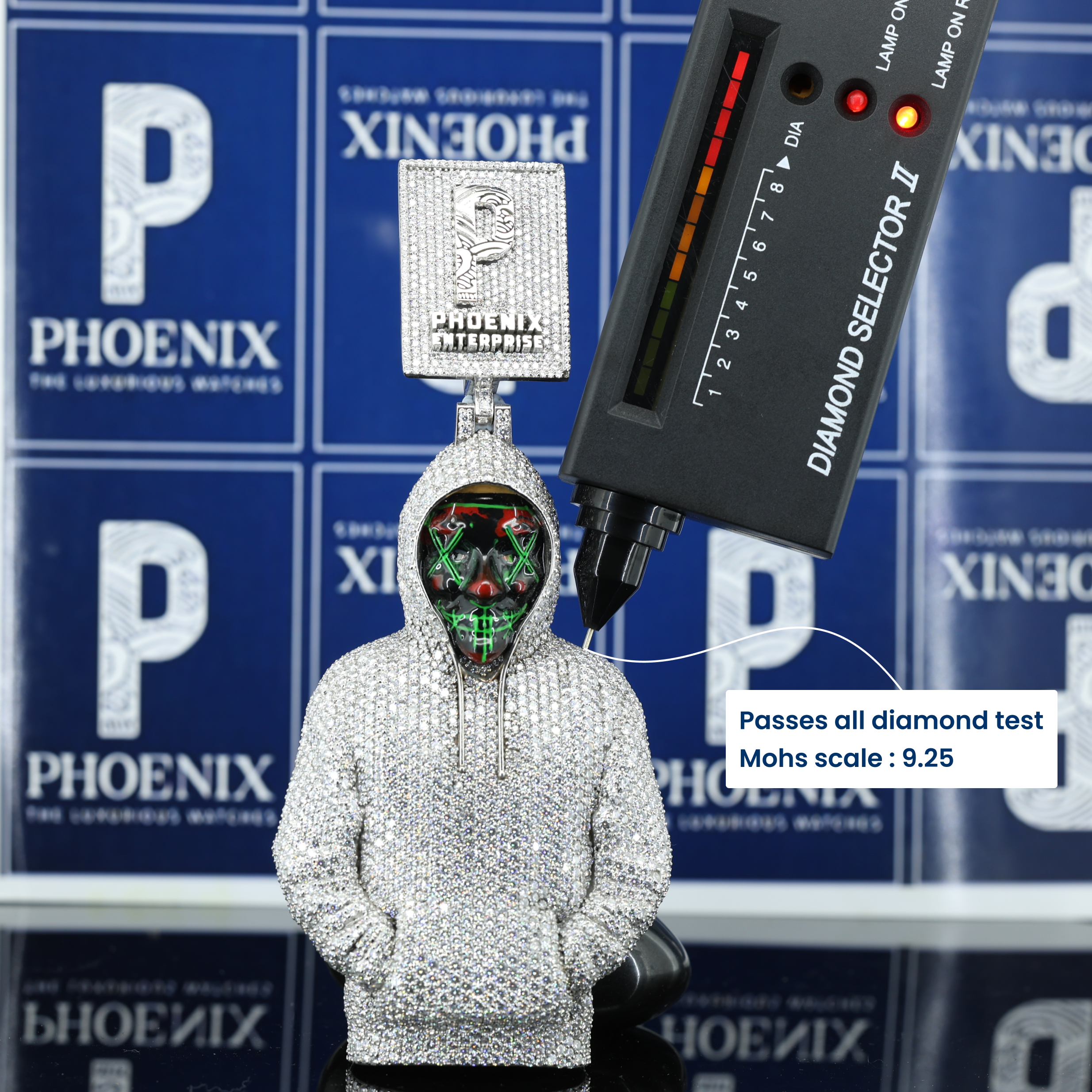 Customiz 925 Sterling Silver Cat Animal Pendant - Moissanite Diamond Pandants